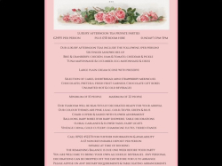 Luxury Afternoon Tea Private Parties from Wilson's Tea Room