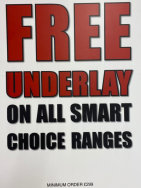 FREE Undrelay on all Smart Choice Ranges.