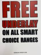 FREE Undrelay on all Smart Choice Ranges.