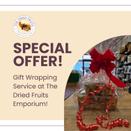 🎁 Gift Wrapping Service at The Dried Fruits Emporium! 🎁