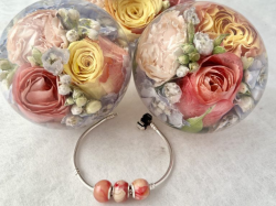 Mother of the Bride or Groom Gift Set – Wedding Flower Bouquet Preservation Paperweights (Set of Three)