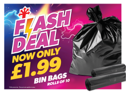 Flash Deal on Bin Bags