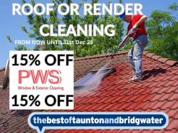 15% off Roof or Render Cleaning