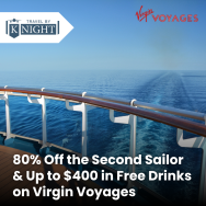 80% Off the Second Sailor & Up to $400 in Free Drinks on Virgin Voyages