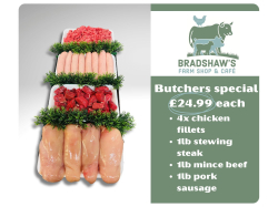 Butcher's Special at Bradshaw's Farm Shop & Cafè