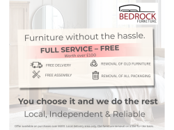 Bedrock Furniture Free Full Service Offer