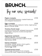 BRUNCH. New Specials 🥞✨