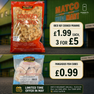 Seafood deals now available at Matco Megamart! 🛒🐟