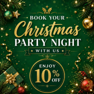 Christmas Party Nights at Mercure Dunkenhalgh Hotel & Spa