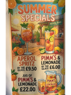 Try our Summer Drinks Specials