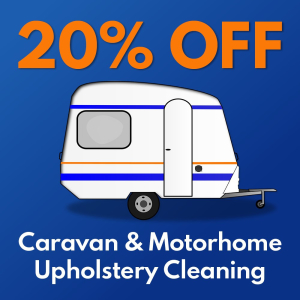 20% Off Caravan & Motorhome Upholstery Cleaning