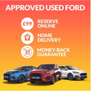 As good as new approved-used Ford cars online. 