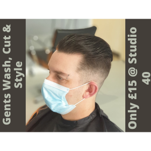 Gents Wash, Cut & Style for £15!