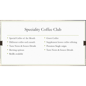 Check out our Speciality Coffee Club for all businesses that sell coffee.