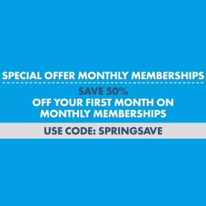 Save 50% off your first month