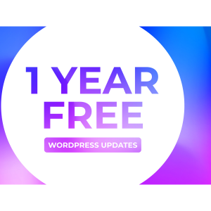 1 YEAR FREE WORDPRESS UPDATES