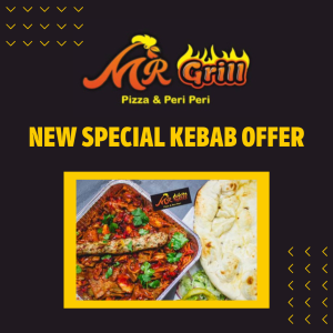 New Special Kebab offer at Mr Grill Pizza & Peri Peri  