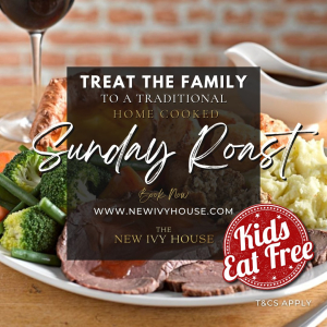 Kids Eat for Free on a Sunday at The Ivy House Pub