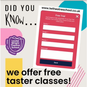 FREE Taster Sessions for all our classes!