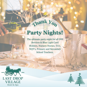 Thank you - Christmas Party Nights at The Last Drop Village Hotel & Spa