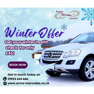 Winter Car Health Check for £45 at ACMS Mercedes Walsall