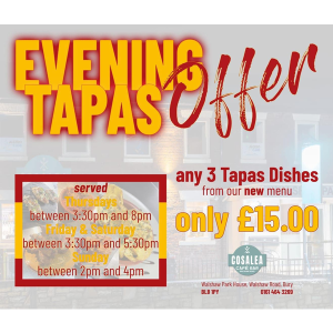 Evening Tapas Offer