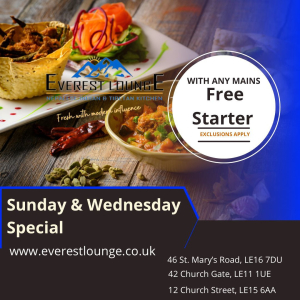 Sunday & Wednesday Special at Everest Lounge