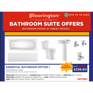 Bathroom Suite from Floorington! 