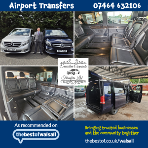 Going on Holiday? Book Your Airport Transfer Today with Executive Corporate Transfer Walsall