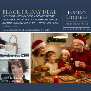 Black Friday Kitchen Design Offer, Get a Quooker Tap for £300