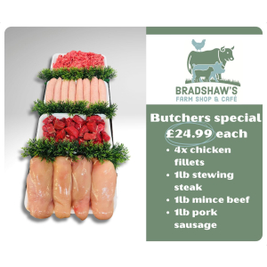 Butcher's Special at Bradshaw's Farm Shop & Cafè