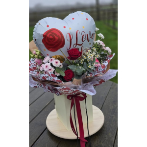 Valentine’s Day bouquets at The Brightest Bloom