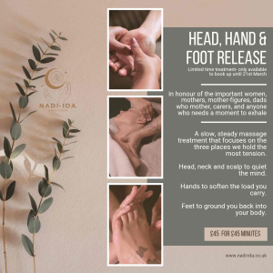 Mother’s Day Relaxation Treat – 45 Minutes for £45