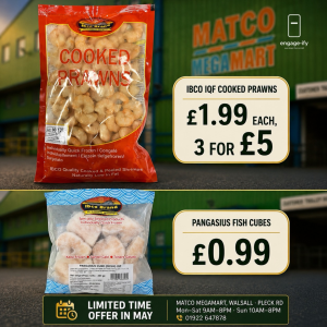 Seafood deals now available at Matco Megamart! 🛒🐟