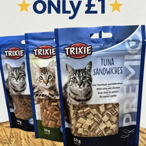 International Cat Day Treats – Trixie PREMIO Cat Treats Just £1