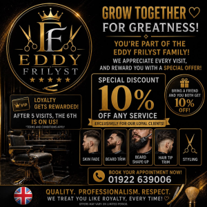  Visit Eddy Frilyst at SmartKuts and get rewarded! 💈✂️