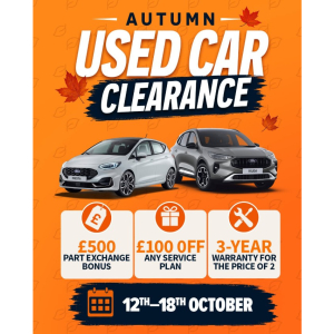 AUTUMN USED CAR CLEARANCE IS HERE! 🚗