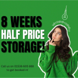 Our offer for September is 8 weeks half price storage.