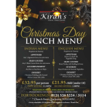 Christmas Day Lunch only £32.95 per person at Kiran's Balti