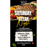 Saturday Night Steak Offer at The Fox Inn, Wilbarston