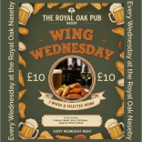 Spice up your midweek with Wing Wednesday at The Royal Oak Naseby!