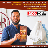 20% Off Online Orders at Saffron Balti Willenhall
