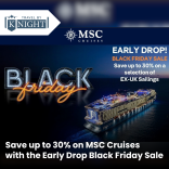 Save up to 30% on MSC Cruises with the Early Drop Black Friday Sale