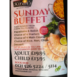 Sunday Buffet at Kiran's Balti Darlaston