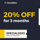 Save 20% on SocialBee for 3 Months