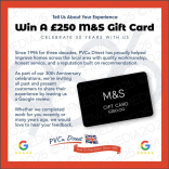 🎉🏡 PVCu Direct Turns 30 - WIN a £250 M&S Voucher! 🎁🛍️