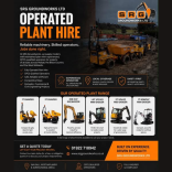 SRG Groundworks Ltd - Fully Operated Plant Hire! 💥🚜