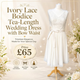 Ivory Lace Wedding Dress Offer at Evermore Elegance Bridal 💍👰