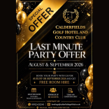 🎊 SPECIAL PARTY ROOM OFFER at Calderfields Golf & Country Club 🎊