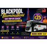 Blackpool Illuminations & Fireworks Coach Trip – Only £25!
